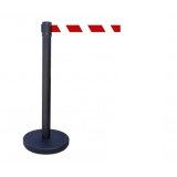 Poteau à Sangle - Noir - Hauteur 910 mm  - Bleu