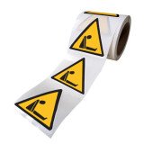 Rouleau Mini Pictogramme d'avertissement 'Risque d'asphyxie" - ISO 7010 - W041   - 25 mm