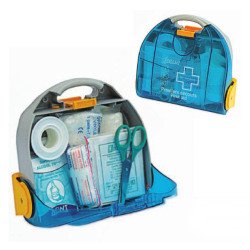 Mallette de secours - Multi activités ABS - Bleu translucide - 1 à 12 personnes  - 8 à 12 personnes