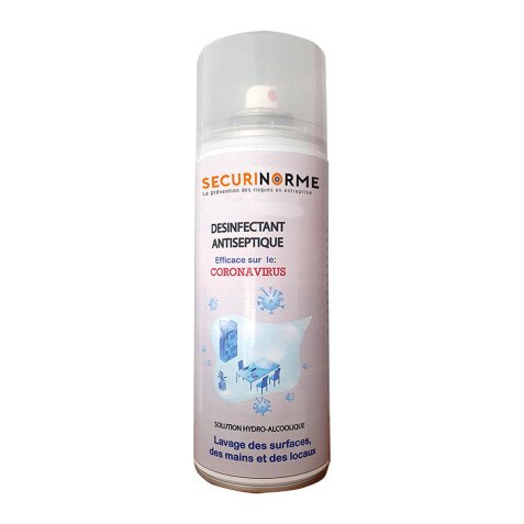 Aérosol désinfectant antiseptique - 400 ml