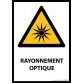 Panneau - Rayonnement optique - W027- format portrait   - Vinyle Souple Autocollant - A5