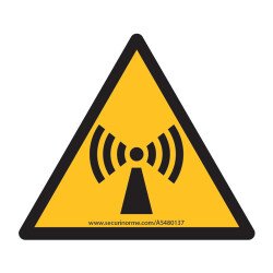 Panneaux - Radiations non-ionisantes - W005   - Vinyle - 50 mm