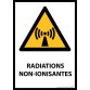 Panneau - Radiations non-ionisantes - W005- format portrait