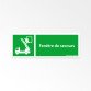 Panneau évacuation - Fenêtre de secours - E017