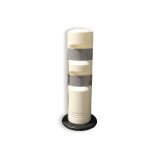 Balise de jalonnement - Autorelevable ECO - 750 x 200 - Polyéthylène - Socle non inclus  - Blanc
