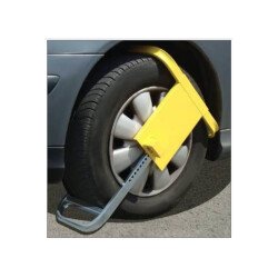 Bloque roue - Antivol pour véhicules légers - Acier haute résistance