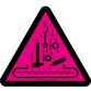 Panneau danger - Zone FME (rose)
