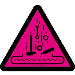 Panneau danger - Zone FME (rose)