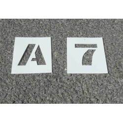 Pochoir - Lettres & Chiffres - Kit Complet - PVC  - 50 mm