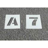 Pochoir - Lettres & Chiffres - Kit Complet - PVC  - 75 mm