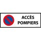 Signalisation - Interdiction stationnement, accès pompiers