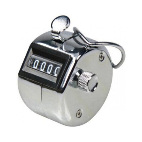 Compteur manuel - 4 chiffres - 47 x 25 mm - Métal