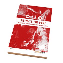 Carnet de formulaires - Permis de feu 50 liasses 3 feuillets - 297x225 mm