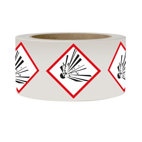 Rouleau de Pictos CLP - Matières explosives - GHS01