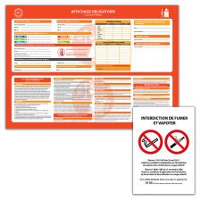 Pack affichage obligatoire + 20 salariés