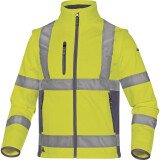 Veste de sécurité - Manche amovible, haute visibilité classe 3 - Softshell  - Jaune - M
