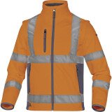 Veste haute visibilité Sofshell 2 en 1   - Orange - XL