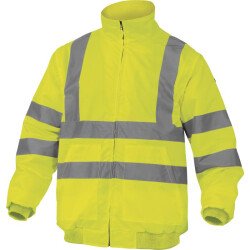 Blouson - Haute Visibilité 2 en 1 - Polyester Oxford  - Jaune - XL