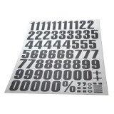 Planche de chiffres magnétiques 0 à 9"