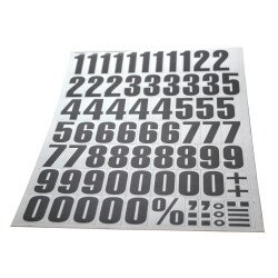 Planche de chiffres magnétiques 0 à 9"