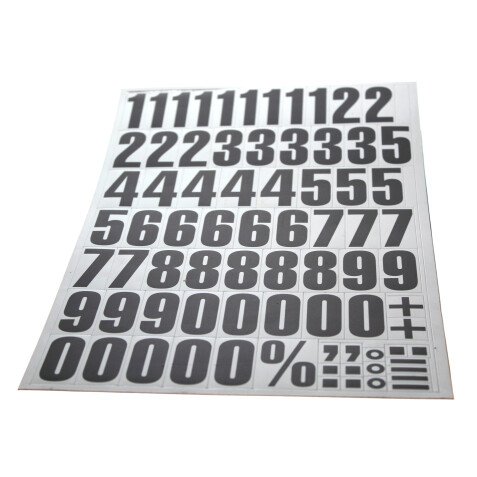 Planche de chiffres magnétiques 0 à 9"