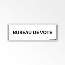 Panneau Bureau de vote