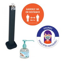 Kit COVID Magasin - Sécurité complète - Composants variés