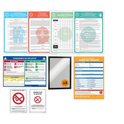 Kit - Affichages Obligatoires Entreprise 50 Salariés et Plus - ISO 7010