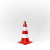 Cône de chantier ECO et léger - Orange - Polyéthylène  - 300 mm