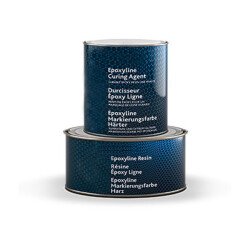 Peinture de Traçage au Sol - Résine Polyaspartique - Usage Intérieur et Extérieur - 1 Litre  - Jaune