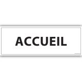 Plaque de porte ACCUEIL