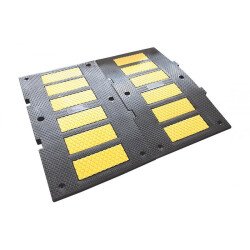 Ralentisseur - Module central - 50 mm - 90 x 49cm - Caoutchouc