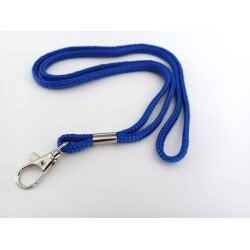 Cordon - Pour sifflet ou badge - 90 cm - Bleu