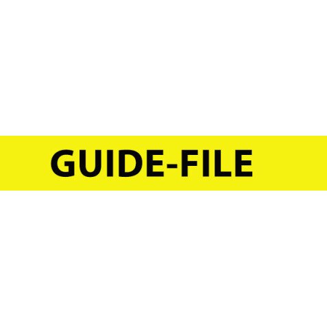Brassard - Guide-file auto-enroulant - 340x30 mm - Vinyle rétro-réfléchissant