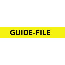 Brassard - Guide-file auto-enroulant - 340x30 mm - Vinyle rétro-réfléchissant