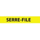 Brassard - Serre-File auto-enroulant réfléchissant - 340 x 30 mm - Vinyle rétro-réfléchissant
