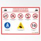 Panneau - Consignes de sécurité chariot élévateur - A3 - PVC