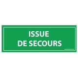 Panneau général - Issue de secours