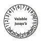 Pastilles Calendrier - Valable jusqu'à - 25 mm  - Vinyle Souple Autocollant