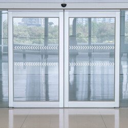 Bandes de signalisation adhésives - flèches - 5 cm x 5 m - 2 rouleaux