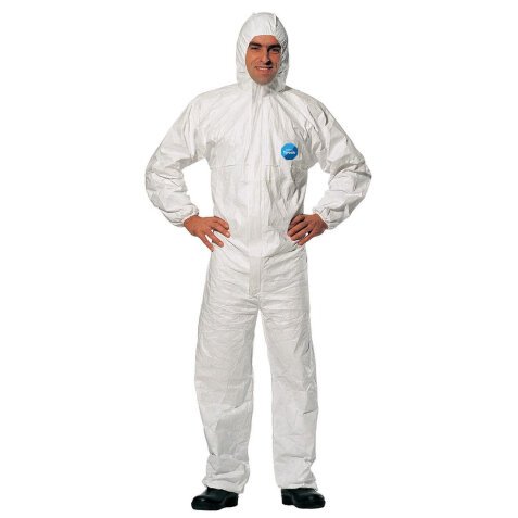 Combinaison de protection Tyvek spéciale laboratoire et industrie pharmaceutique - Taille M, L ou XL