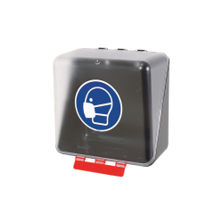 Boîte de rangement EPI - Protections Respiratoires Transparentes - ABS  - Mini