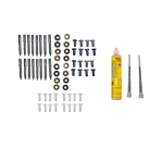 Kit de fixation - Pour butée de parking - Usage chimique - M10