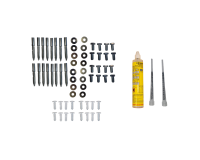 Kit de fixation - Pour butée de parking - Usage chimique - M10
