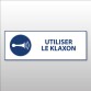 Panneau de signalétique - Utiliser le klaxon - M029 - ISO 7010