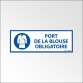 Panneau d'Obligation - Port de la Blouse Obligatoire - ISO 7010