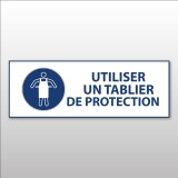 Panneau d'obligation - Porter tablier de protection - M026