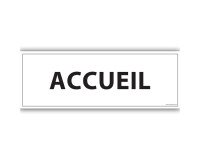 Plaque de porte ACCUEIL