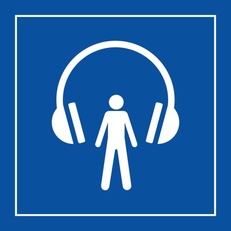 Signalétique d'information - Pictogramme Audioguide - ISO 7001