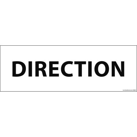 Plaque de porte DIRECTION
